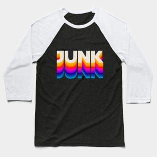 4 Letter Words - Junk Baseball T-Shirt